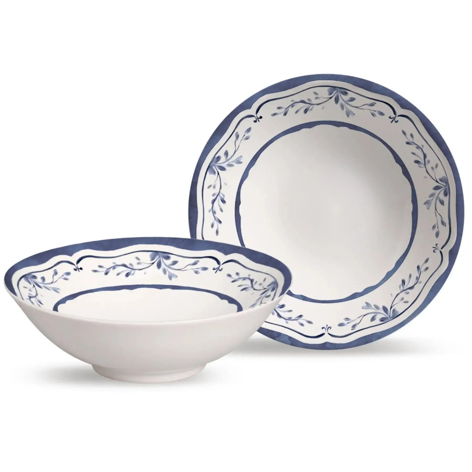 Jogo 6 Bowls Cerâmica Decorado Valência 300ml Alleanza