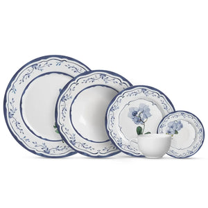 Jogo 6 Bowls Cerâmica Decorado Valência 300ml Alleanza