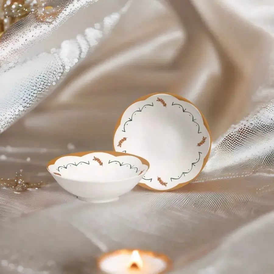 Jogo 6 Bowls Cerâmica Faiança Braciera 300ml Alleanza