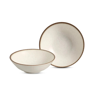 Jogo 6 Bowls Cerâmica Vanilla 300ml Alleanza