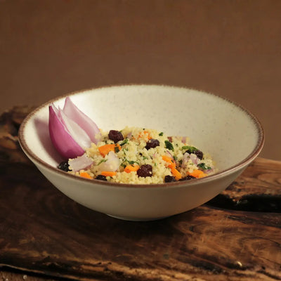 Jogo 6 Bowls Cerâmica Vanilla 300ml Alleanza