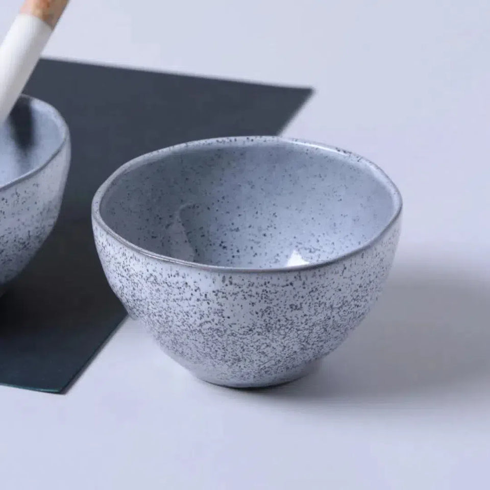 Jogo 6 Bowls Stoneware Orgânico Echo 558ml Porto Brasil