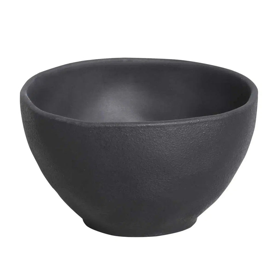 Jogo 6 Bowls Stoneware Orgânico Preto Matte 558ml Porto Brasil