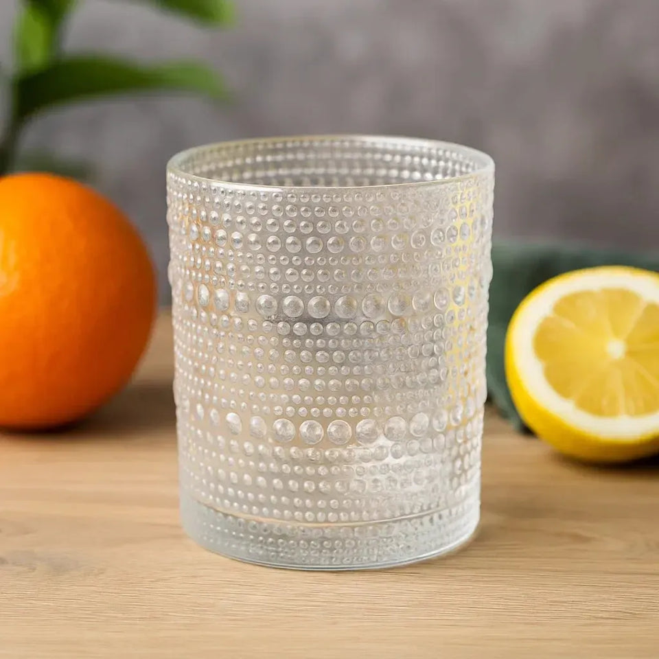 Jogo 6 Copos Baixos Vidro Dots 340ml