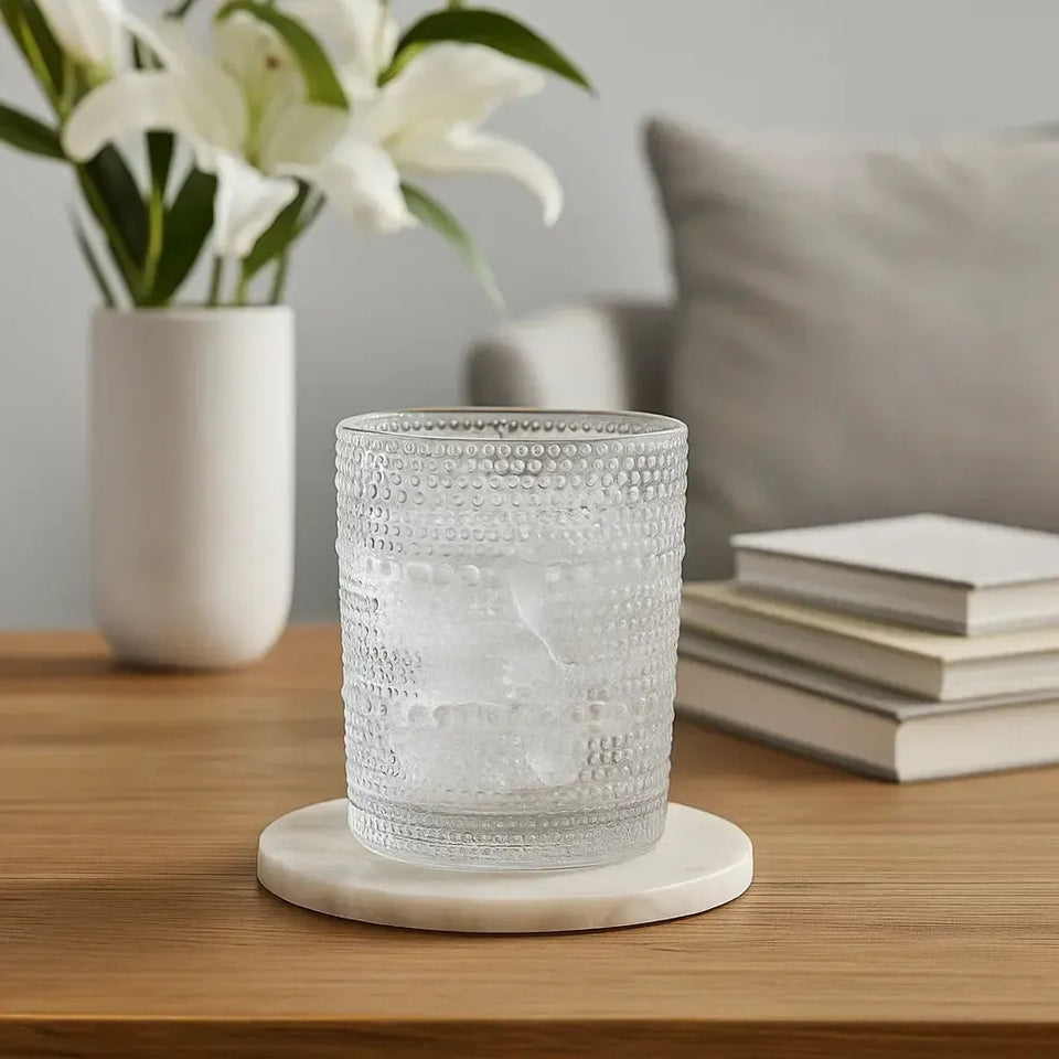 Jogo 6 Copos Baixos Vidro Dots 340ml