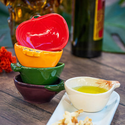 Jogo 6 Peças Legumes Cerâmica Scalla