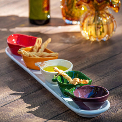 Jogo 6 Peças Legumes Cerâmica Scalla