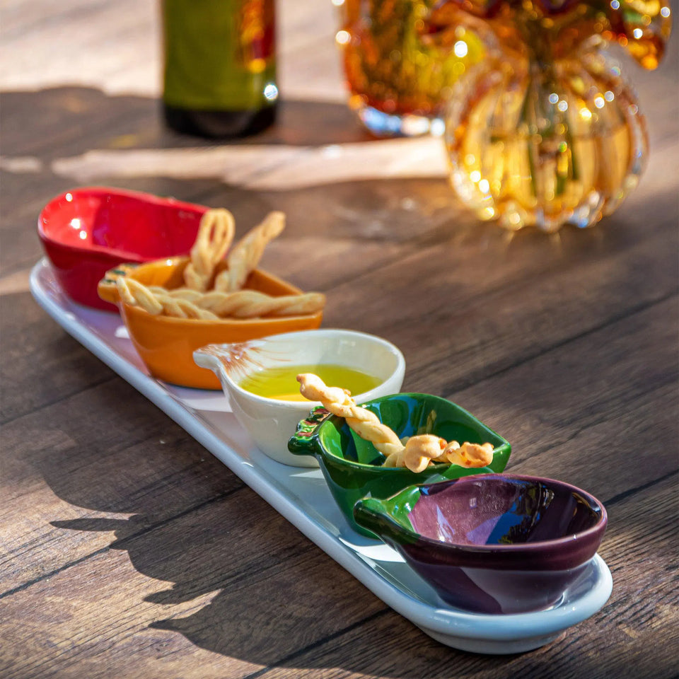 Jogo 6 Peças Legumes Cerâmica Scalla