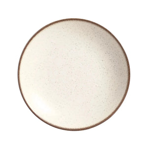 Jogo 6 Pratos Fundo Coup Cerâmica Vanilla 25cm Alleanza