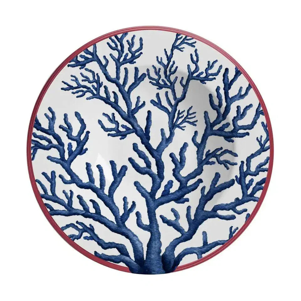 Aparelho de Jantar Cerâmica Coral Gables Azul  30 peças Alleanza