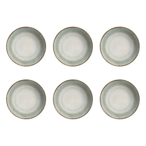 Jogo 6 Pratos Fundos Coup Cerâmica Durban 25cm Alleanza