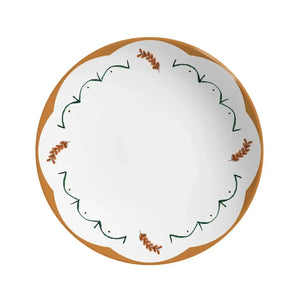 Jogo 6 Pratos Fundos Coup Cerâmica Faiança Braciera 25cm Alleanza