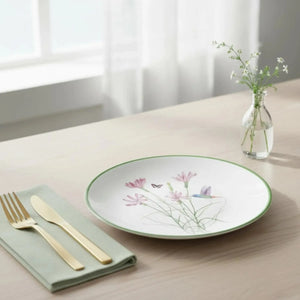 Jogo 6 Pratos Fundos Coup Cerâmica Jardim Campestre 25cm Alleanza