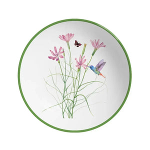 Jogo 6 Pratos Fundos Coup Cerâmica Jardim Campestre 25cm Alleanza