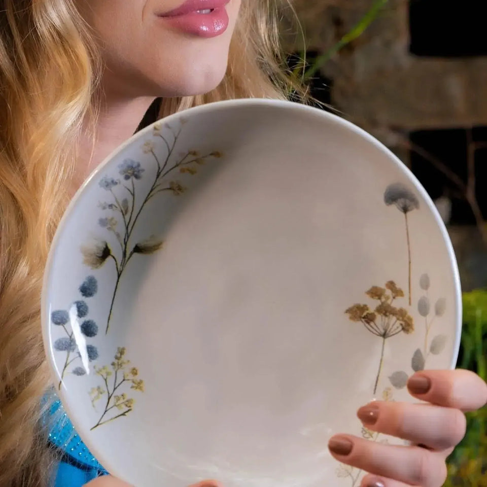 Jogo 6 Pratos Fundos Stoneware Bio Bella 22,5cm 830ml Porto Brasil