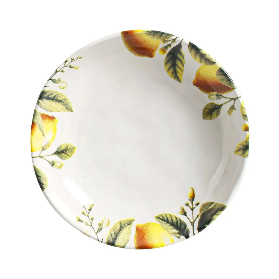 Jogo 6 Pratos Fundos Stoneware Bio Limonata 22,5cm 830ml Porto Brasil