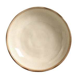 Jogo 6 Pratos Fundos Stoneware Bio Raio 22,5cm 830ml Porto Brasil