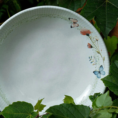 Jogo 6 Pratos Fundos Stoneware Bio Refúgio 22,5cm 830ml Porto Brasil