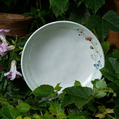 Jogo 6 Pratos Fundos Stoneware Bio Refúgio 22,5cm 830ml Porto Brasil