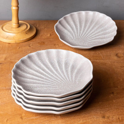 Jogo 6 Pratos Multiuso Stoneware Linho 18,6cm Porto Brasil
