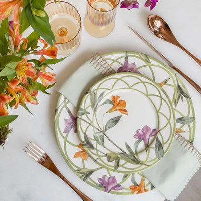 Jogo 6 Pratos Rasos Cerâmica Campos 29cm Alleanza