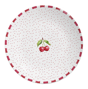 Jogo 6 Pratos Rasos Cerâmica Coup Amarena 29cm Alleanza