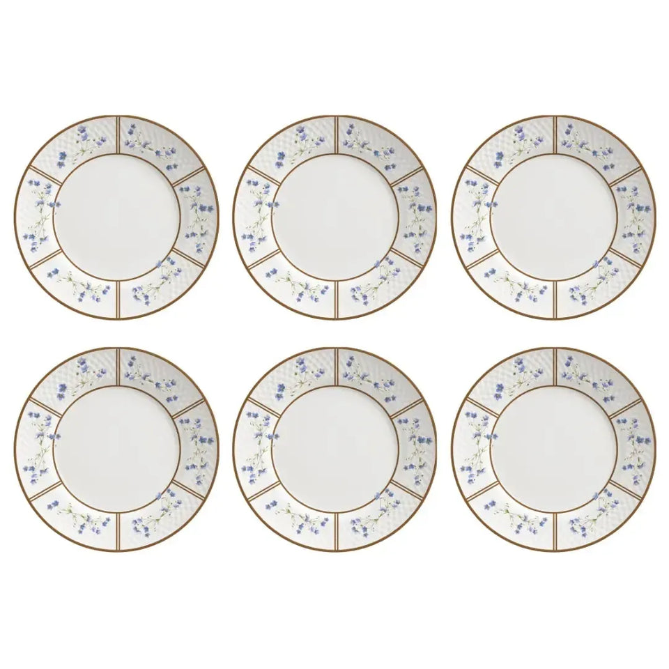 Jogo 6 Pratos Rasos Cerâmica Heritage 29cm Alleanza