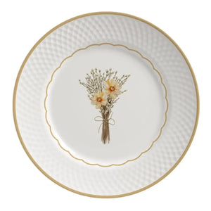 Jogo 6 Pratos Rasos Cerâmica Huppert 29cm Alleanza