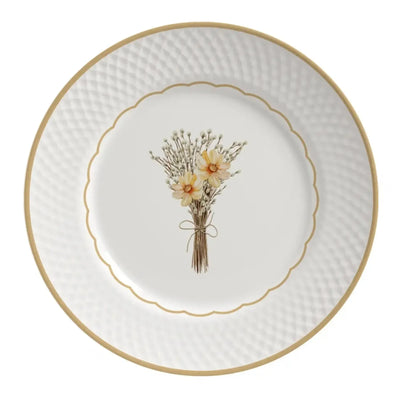 Jogo 6 Pratos Rasos Cerâmica Huppert 29cm Alleanza