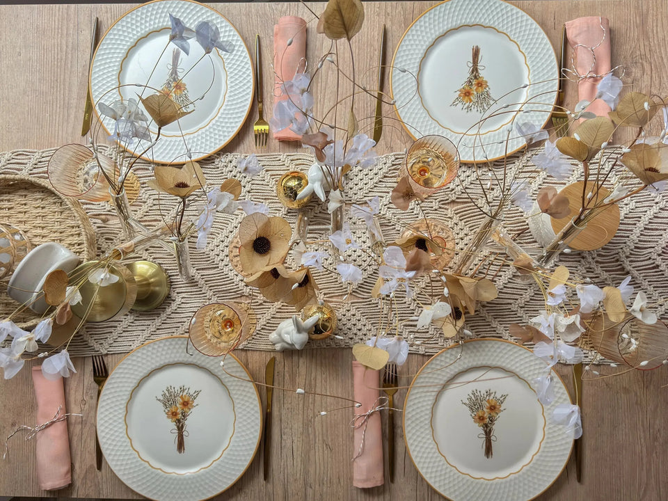 Jogo 6 Pratos Rasos Cerâmica Huppert 29cm Alleanza