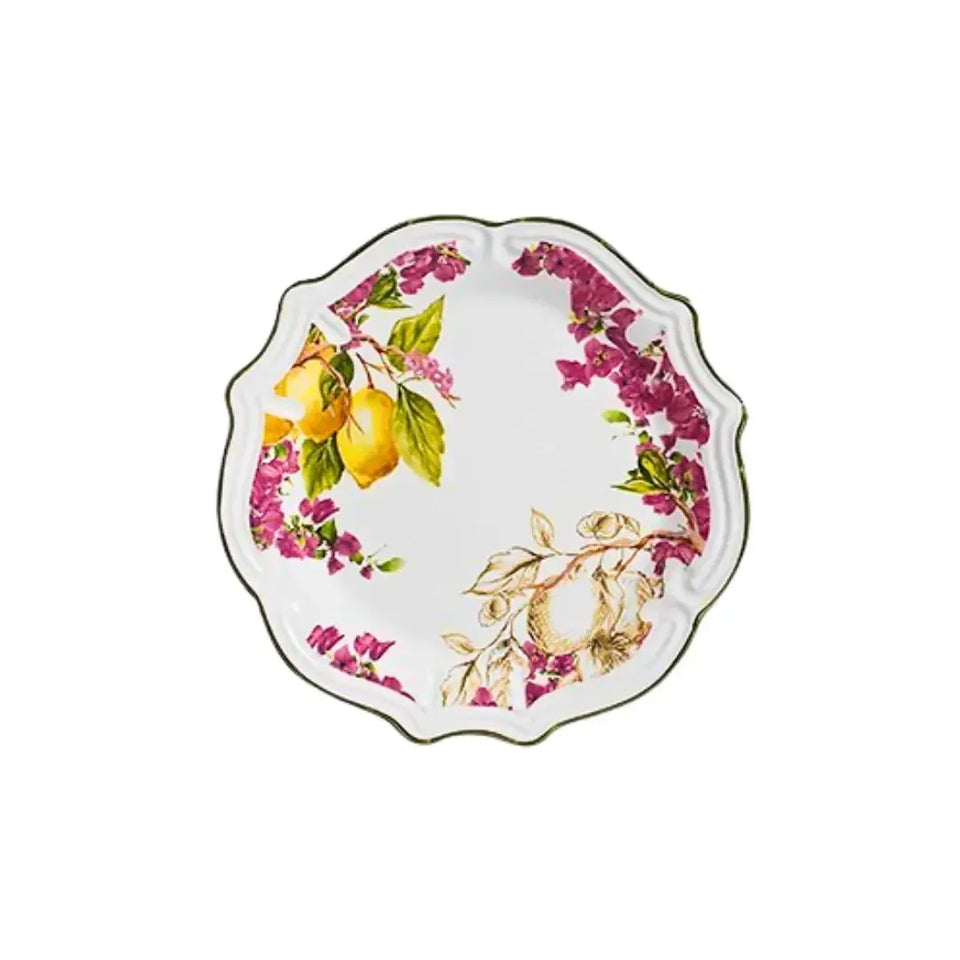 Jogo 6 Pratos Rasos Cerâmica Imperial 27cm Scalla