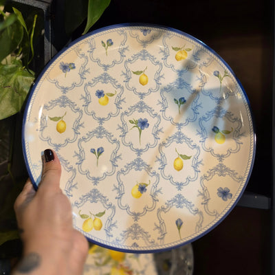 Jogo 6 Pratos Rasos Cerâmica Sicilia 29cm Alleanza