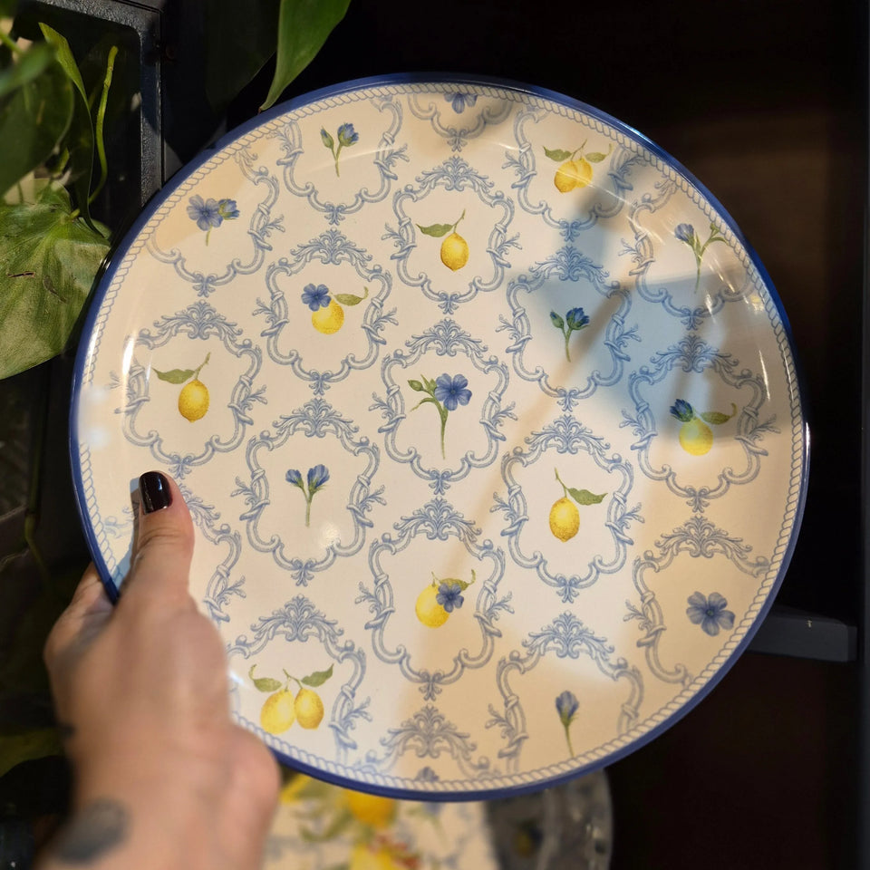 Jogo 6 Pratos Rasos Cerâmica Sicilia 29cm Alleanza