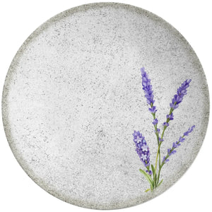 Jogo 6 Pratos Rasos Coup Cerâmica Alfazema 29cm Alleanza