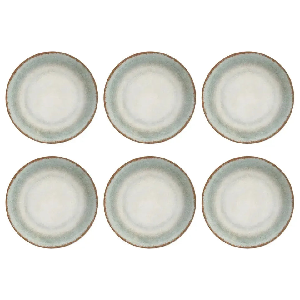 Jogo 6 Pratos Rasos Coup Cerâmica Durban 29cm Alleanza