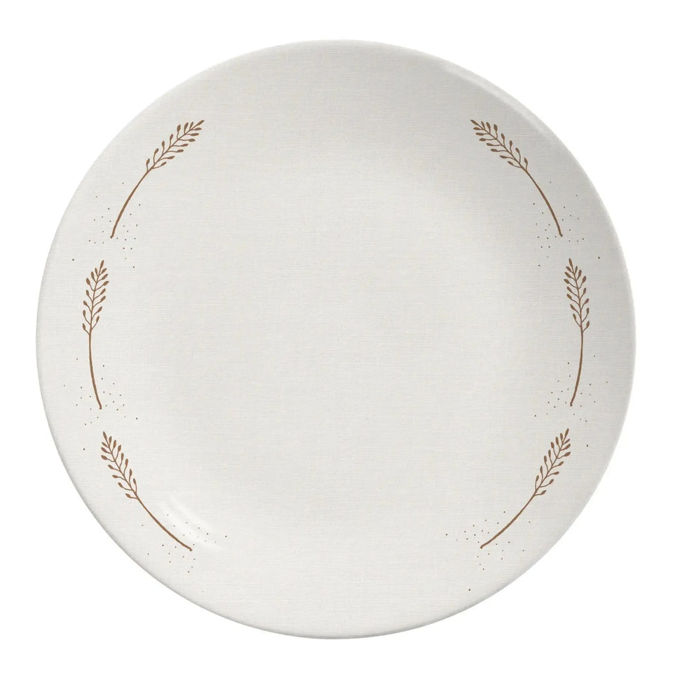 Jogo 6 Pratos Rasos Coup Cerâmica Rendeira by Aurora 29cm Alleanza