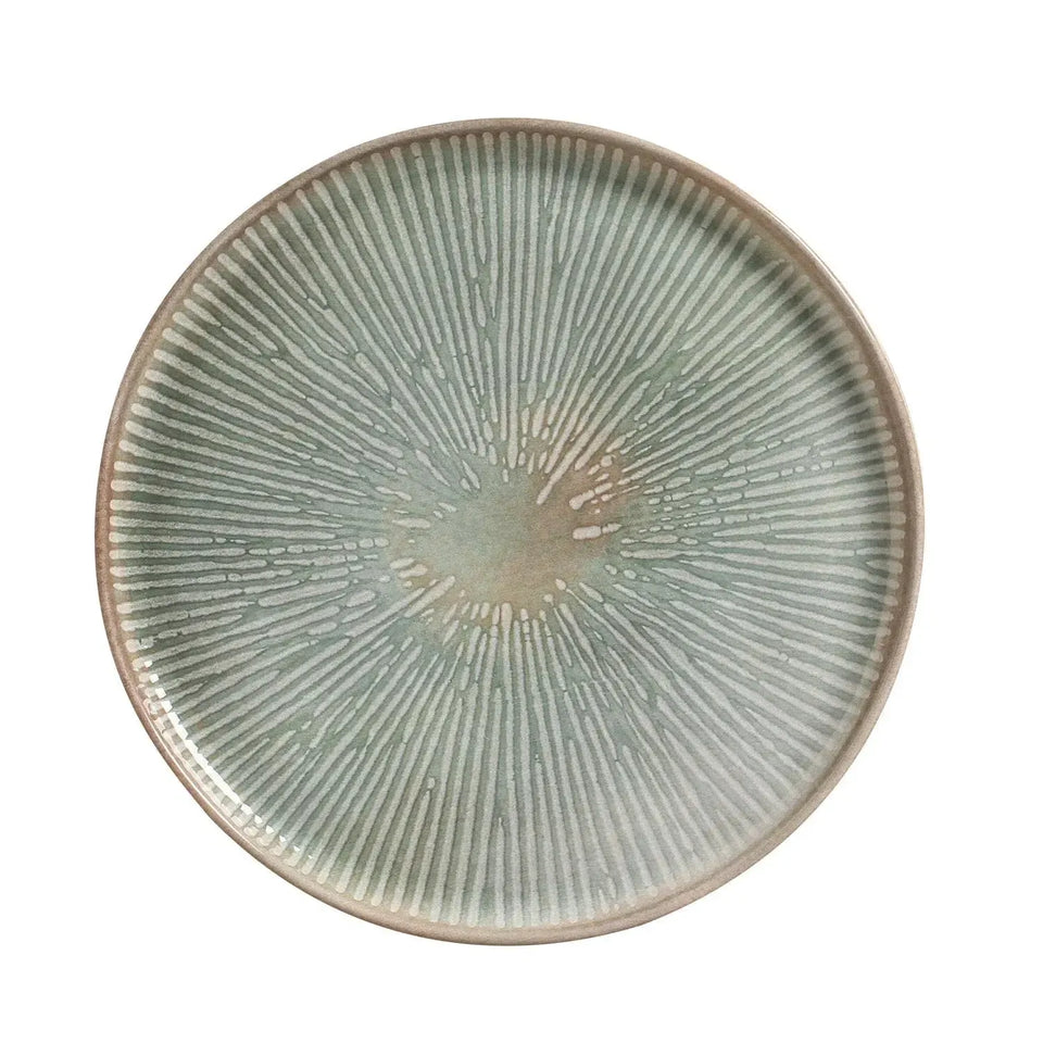 Jogo 6 Pratos Rasos Stoneware Bio Evergreen 27,5cm Porto Brasil