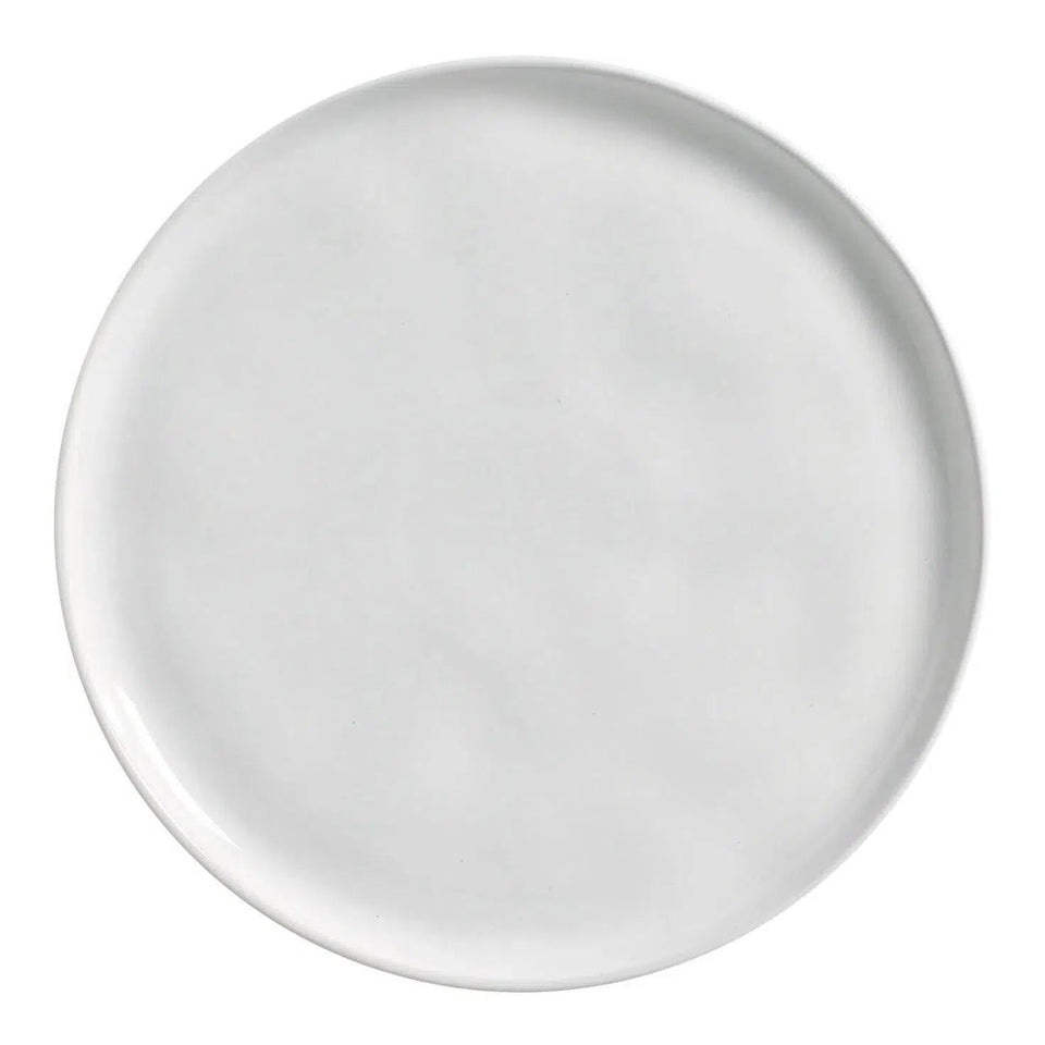 Jogo 6 Pratos Rasos Stoneware Bio New White 27,5cm Porto Brasil