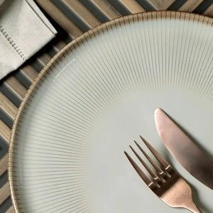 Jogo 6 Pratos Rasos Stoneware Bio Raio 27,5cm Porto Brasil