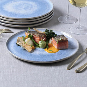 Jogo 6 Pratos Rasos Stoneware Bio Wave 27,5cm Porto Brasil