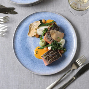 Jogo 6 Pratos Rasos Stoneware Bio Wave 27,5cm Porto Brasil