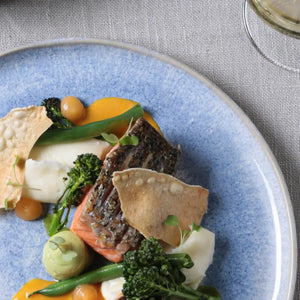 Jogo 6 Pratos Rasos Stoneware Bio Wave 27,5cm Porto Brasil