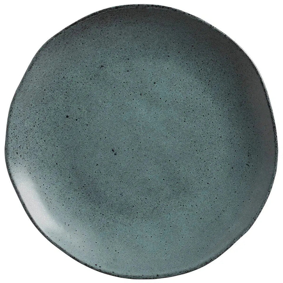 Jogo 6 Pratos Rasos Stoneware Orgânico Petroleum/Night Sky 26,5cmPorto Brasil