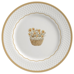 Jogo 6 Pratos Sobremesa Cerâmica Huppert 21cm Alleanza