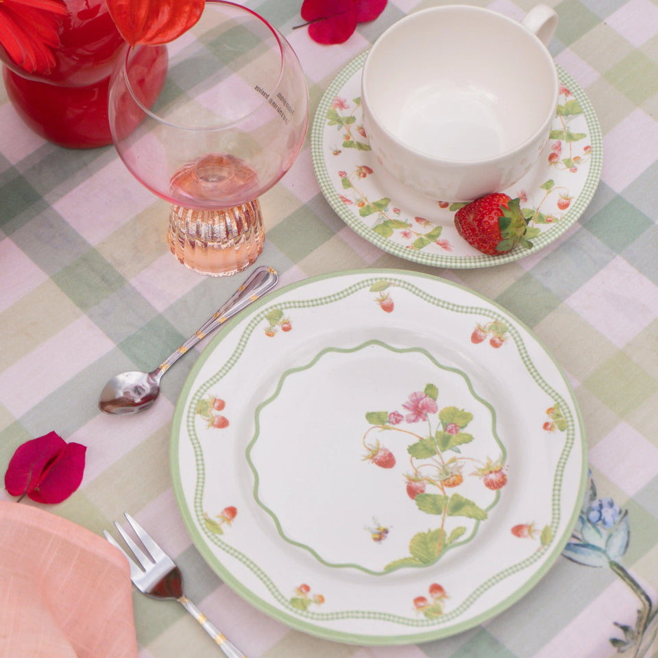 Jogo 6 Pratos Sobremesa Cerâmica Picnic 21cm Alleanza