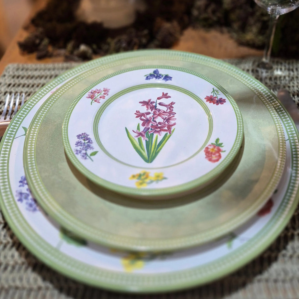 Jogo 6 Pratos Sobremesa Cerâmica Versailles 21cm Alleanza