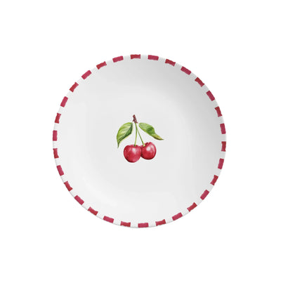 Jogo 6 Pratos Sobremesa Coup Cerâmica Amarena 21cm Alleanza