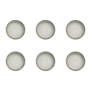 Jogo 6 Pratos Sobremesa Coup Cerâmica Durban 21cm Alleanza