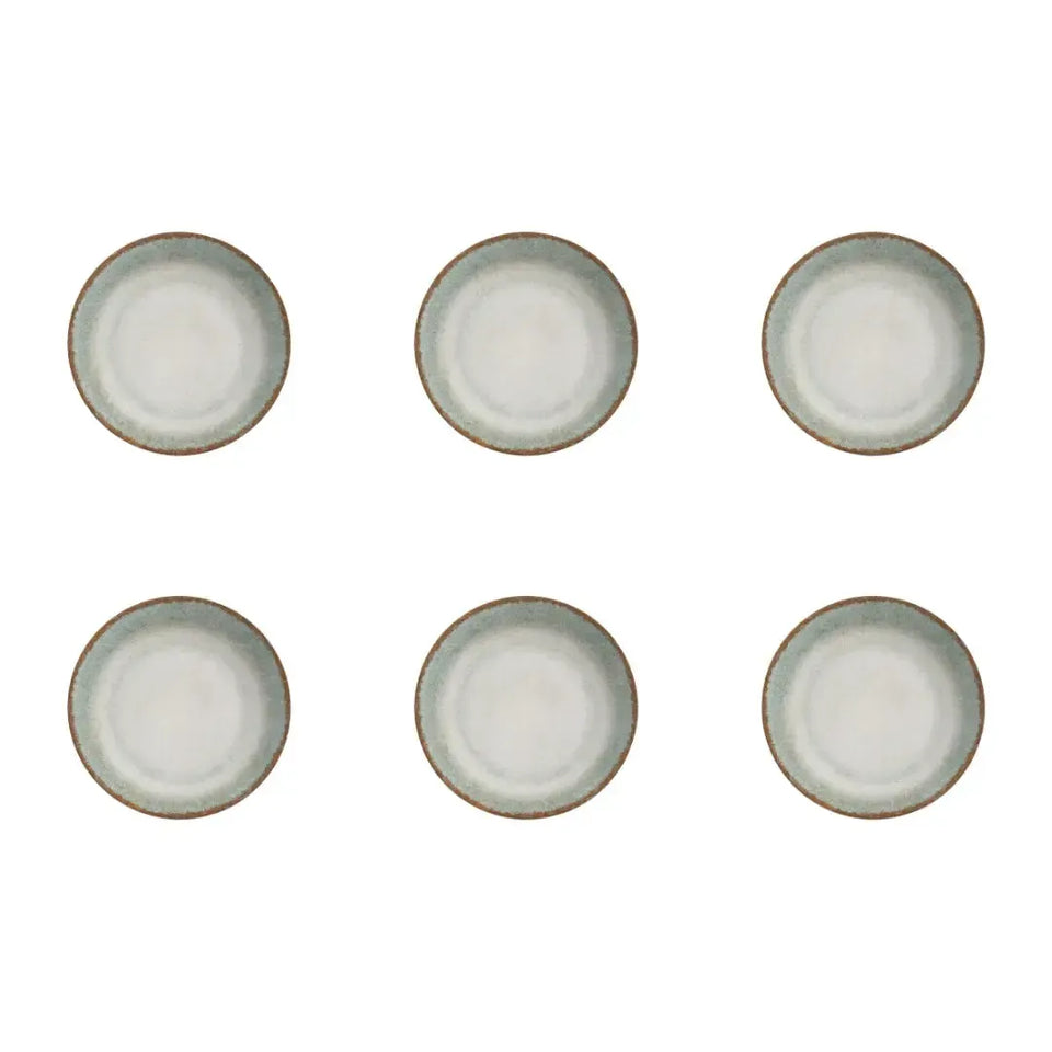 Jogo 6 Pratos Sobremesa Coup Cerâmica Durban 21cm Alleanza