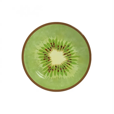 Jogo 6 Pratos Sobremesa Coup Cerâmica Kiwi 21cm Alleanza